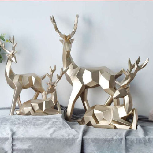 Home Fortune Deer Resin Decoration Home Decoration Living Room Decoration