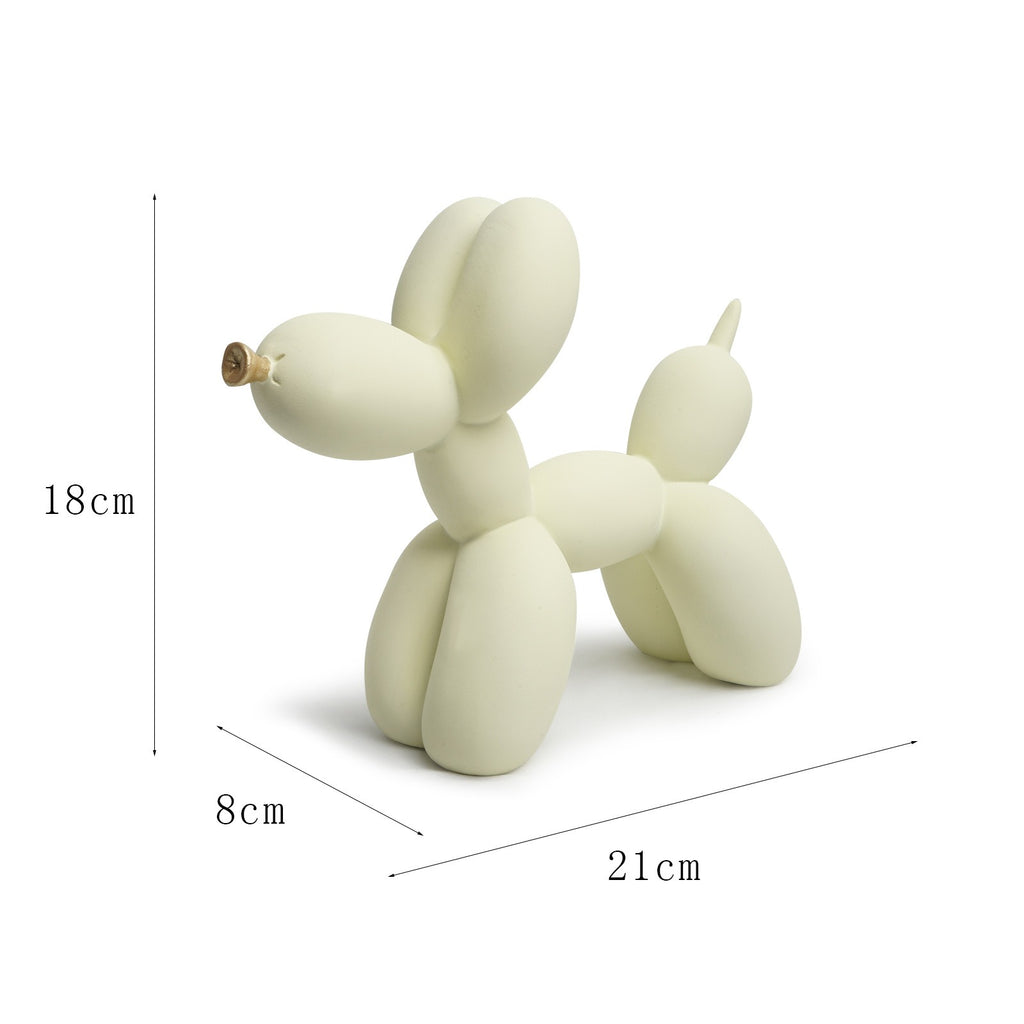 Simplbeige balloon dog home decoration